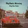 A red vintage Porsche 356 parked in a European town square with historic buildings, the cover art for Rhythmic Morning